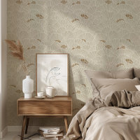 Elégant Hors-Blanc et Gold Art Déco Océan