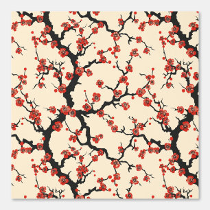 Papier Peint Élégant Motif sans couture en fleur de cerisier (1