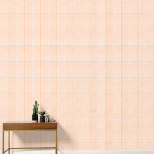 Papier Peint Elégant Peachy rose clair petit Motif géométrique