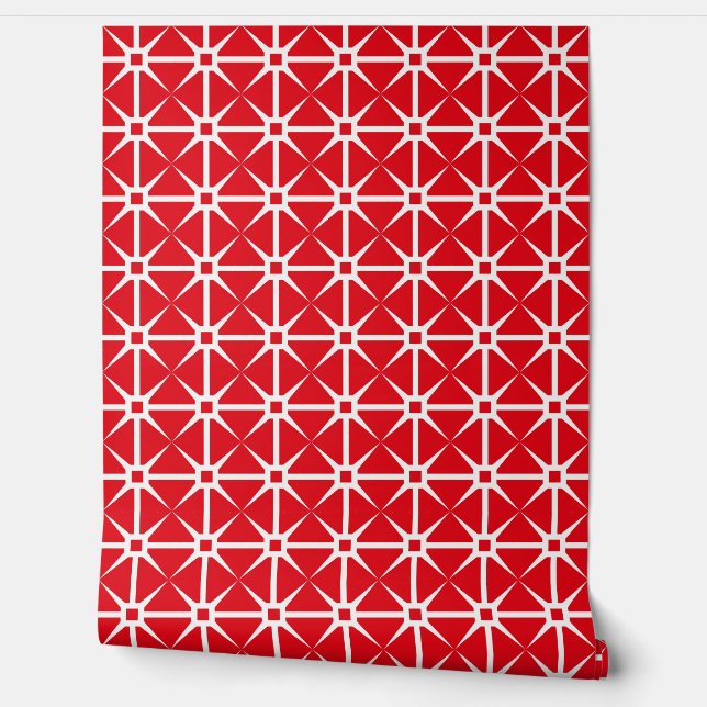 Papier Peint Élégant rouge (Déroulement)