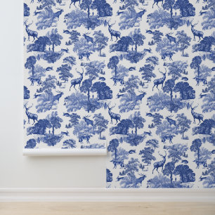 Papier Peint Élégant Rustic Deer Forest Animaux Toile