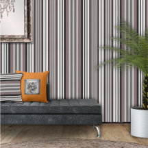Elégant Tons Terre Brown Savannah Stripes Motif