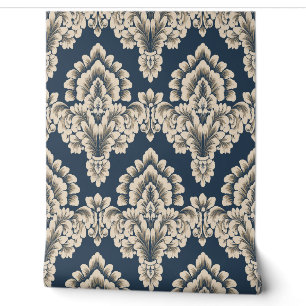 Papier Peint élément de motif sans couture Damas