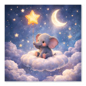 Papier peint éléphant pour nurserie (Recto)