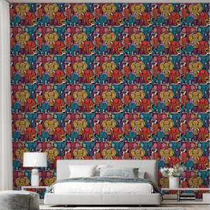Papier Peint Eléphants colorés Abstraits
