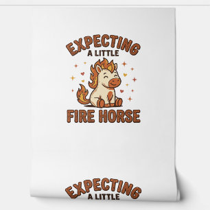 Papier Peint En attente d'un petit cheval de feu Vintage Baby S