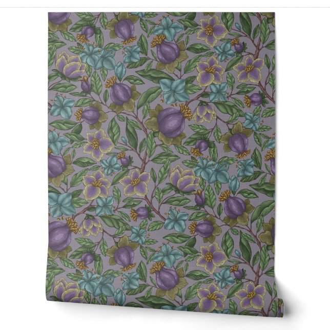Papier peint en fleurs enchanté (Déroulement)