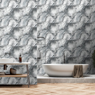Papier peint en marbre gris
