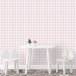 Papier Peint En vichy rose chèque mignon simple ferme plaid<br><div class="desc">Ce motif classique et simple à vérifier rose est la touche parfaite pour une crèche ou une chambre à thème de ferme. Inspiré d'un plaid en vichy classique, ce mignon papier peint rose clair s'accorde avec une variété de thèmes et fait un grand mur d'accent pour une chambre de petite...</div>