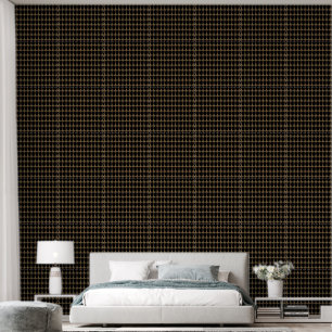 Papier peint en vinyle à texture noire Gold Thor H