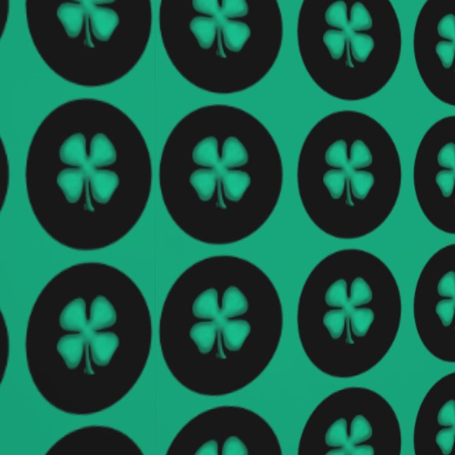 Papier peint en vinyle lisse Black Irish Circle (Couture)