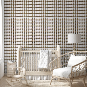 Papier peint en vinyle texturé blanc Gold Thor Ham