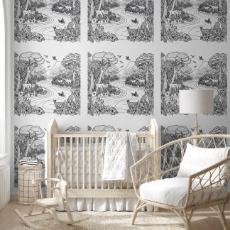 Papier Peint Enfants de coloration de la faune de la rivière