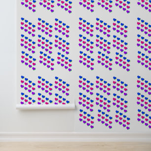 Papier Peint Epic Fun Neon Hearts Amusants 80 Style