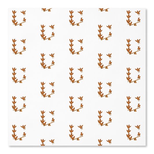 Papier Peint Équipe d'acrobates des poulets gazouillants (Recto)