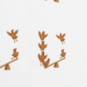 Papier Peint Équipe d'acrobates des poulets gazouillants (Couture)
