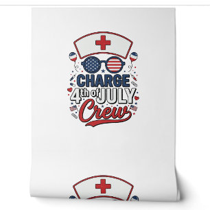 Papier Peint Équipe d'infirmières du 14 juillet Maillot médical