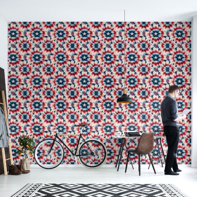 Papier Peint Étoile des États-Unis (Salon)
