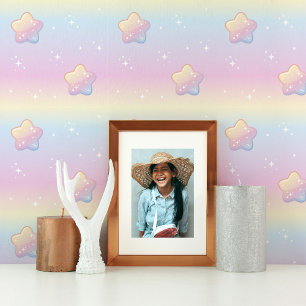 Papier Peint Étoiles arc-en-ciel colorées dans le Sky Emote