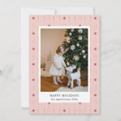 Papier peint Etoiles Rouges Et Rose Photo Carte de (Devant)