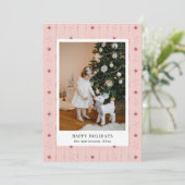 Papier peint Etoiles Rouges Et Rose Photo Carte de (Debout devant)