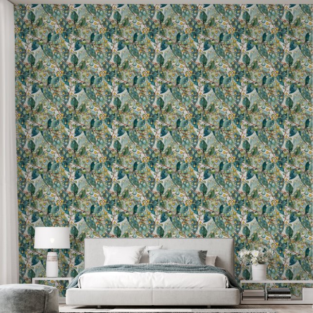 Papier Peint Eucalyptus doux 4 (Chambre à coucher)