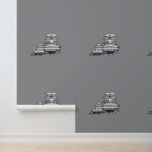 Papier Peint Exotique au-dessus de gris (Application)