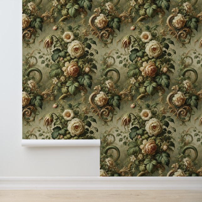 Papier Peint Fade to Grace - gothique baroque (Application)