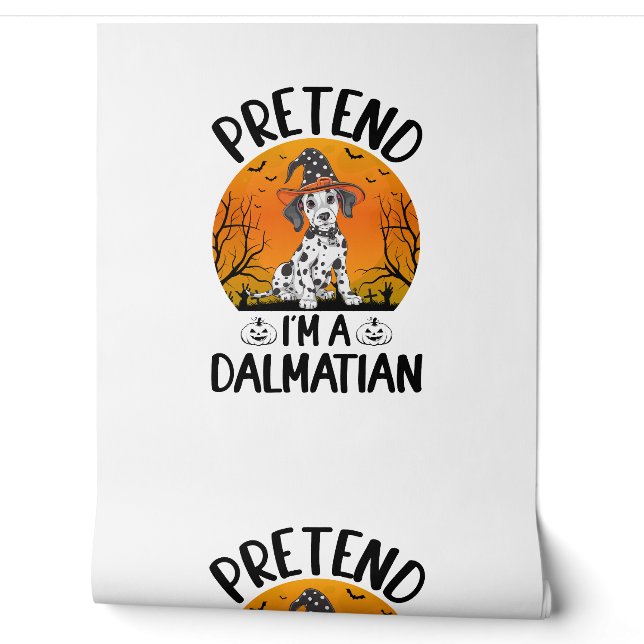 Papier Peint Faisons semblant que je suis un dalmatien Hallowee (Déroulement)