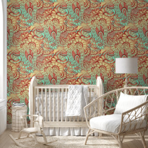 Papier Peint Fantasy Paisley Ornementations Particularité 11