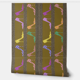 Papier Peint Fashion Tablettes de chaussures Fond d'écran Bordu