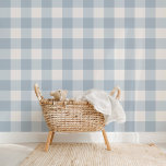 Papier Peint Ferme En vichy Dusty Blue<br><div class="desc">Cet élégant papier peint est doté d'une ferme en vichy motif en bleu poussiéreux et en ivoire. Idéal pour la crèche ou la chambre d’un petit garçon... ou pour toute autre utilisation ! Autres options de couleurs disponibles - veuillez me contacter (Tracey) à orabellaprints@outlook.com pour obtenir des demandes de couleurs...</div>