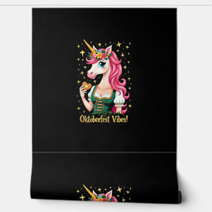 Papier Peint Fête de la bière des femmes Unicorn Girls Oktoberf