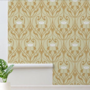 Papier Peint Feuillage Art nouveau et motif floral