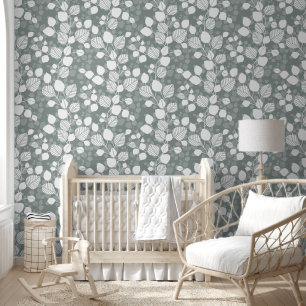 Papier Peint Feuillage Enchevêtré Canopée XL feuilles blanches