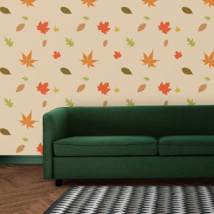 Papier Peint Feuilles d'automne colorées