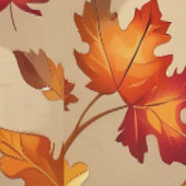 Papier Peint Feuilles d'automne Motif Peel et Bâton amovible (Couture)