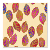 Papier Peint Feuilles glacés à Sunshine (Recto)