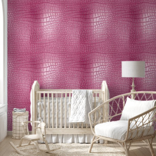 Papier Peint Fille rose chic animal Abstrait