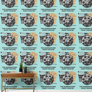 Papier Peint Film texte et couleur personnalisé