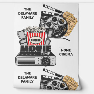 Papier Peint Film texte personnalisé / Cinéma