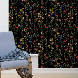 Papier Peint Fleur sur vignes noires<br><div class="desc">Cette conception peut être personnalisée en choisissant l'option Modifier la conception. Vous pouvez également transférer sur d'autres objets. Contactez-moi à l'adresse colorflowcreations@gmail.com ou utilisez l'option conversation en haut de la page si vous souhaitez avoir cette conception sur un autre produit ou si vous avez besoin d'aide pour cette conception. Je...</div>