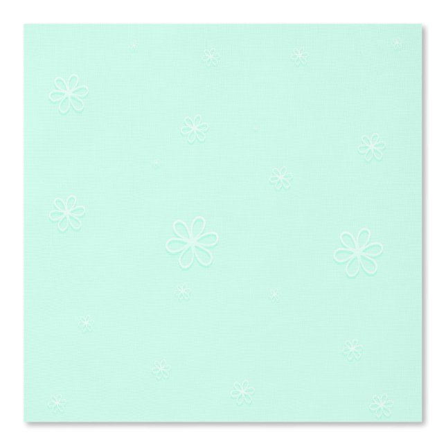 Papier Peint Fleurs blanches sur l'Arrière - plan vert de la me (Recto)