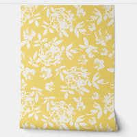 Fleurs Cottage Rose - Jaune et Blanc Ensoleillés