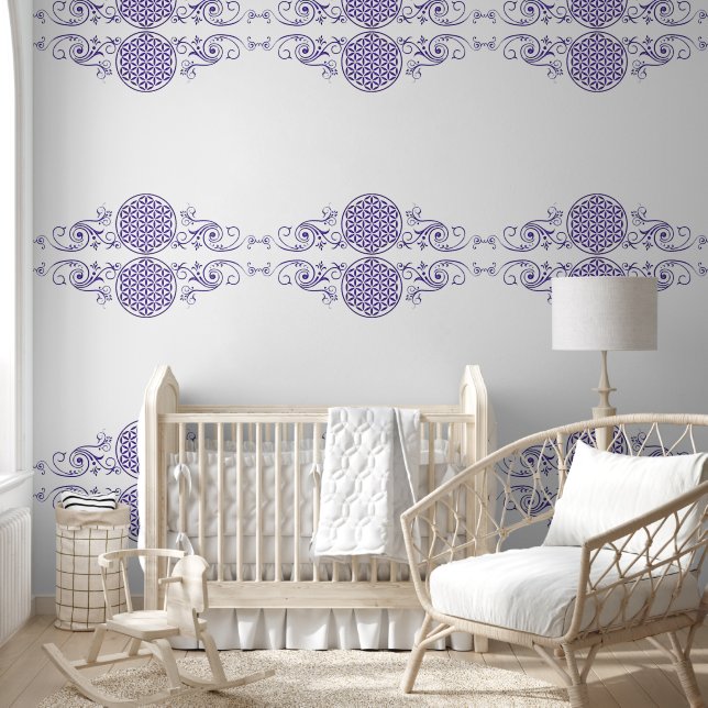 Papier Peint FLEURS DE VIE - style Vintage 5a (Enfants)