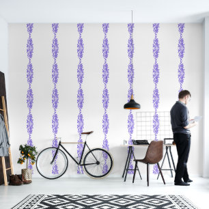 Papier Peint Fleurs de Wisterias