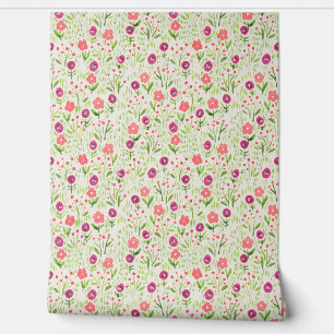 Papier peint Fleurs délicates du pays français