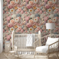 Fleurs Florales Rose Pastel Chic Décontracté