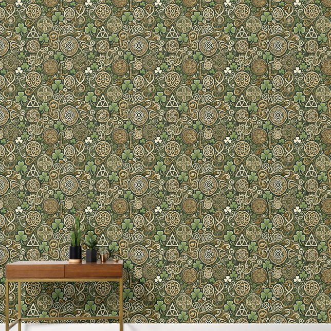 Papier Peint Floraison Celtique (Couloir)