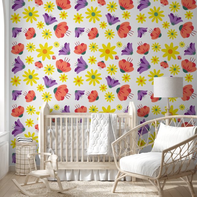 Papier Peint Floral (Enfants)